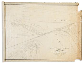 (PANAMA CANAL.) Isthmian Canal Commission. Large archive of schematic plans relating the American administration's infrastructure